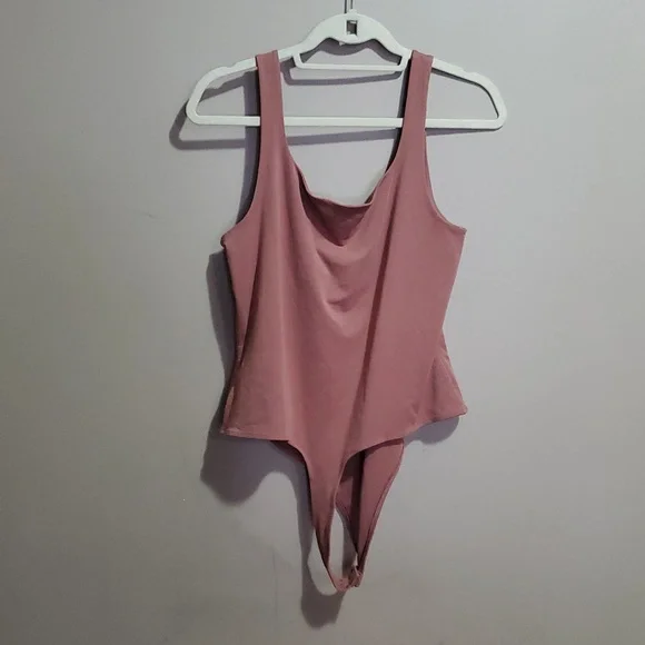 Bananna Republic Women's Brown Sleeveless Bodysuit Size Large - Picture 3 of 5